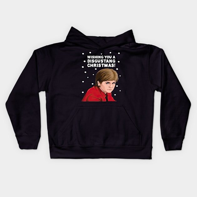 Nicola Sturgeon Lockdown Kids Hoodie by morningmarcel